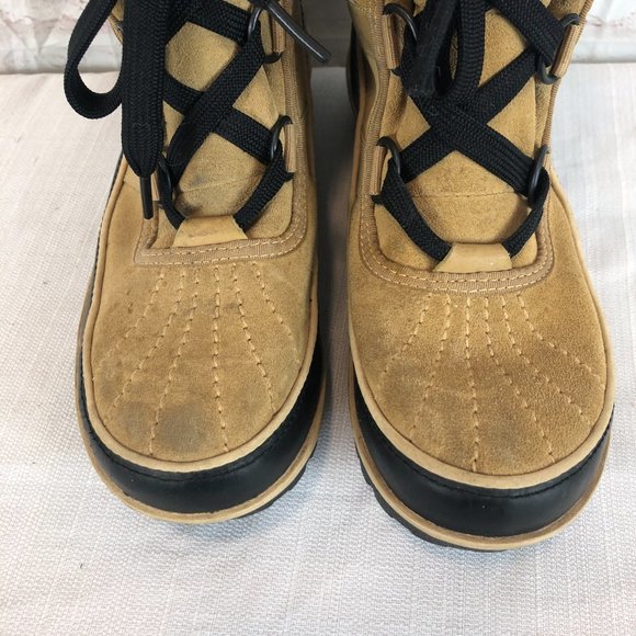 Sorel Women's 6 Suede Tivoli Li Tan Curry Insulated Winter Snow Boots - Picture 8 of 14